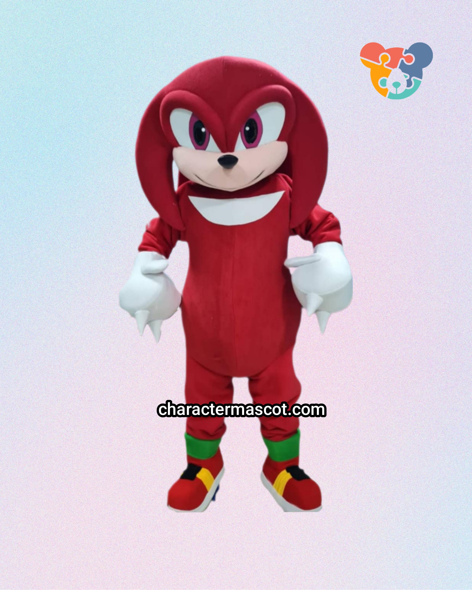 Knuckles from Sonic the hedgehog Character Mascot Costume Buy or rent costume