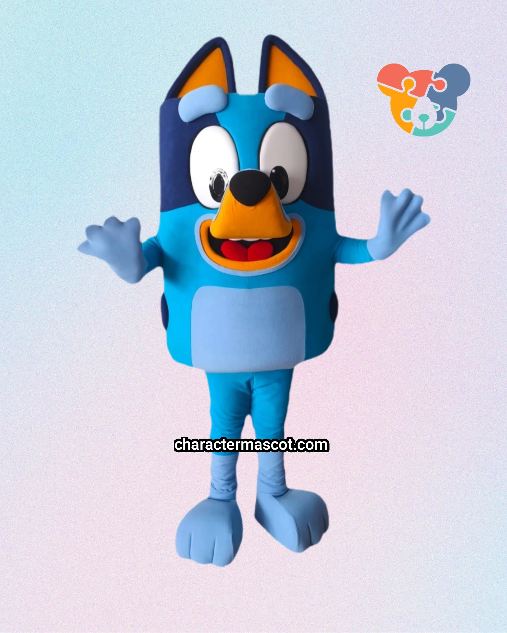 Blue lookalike character Mascot costume
